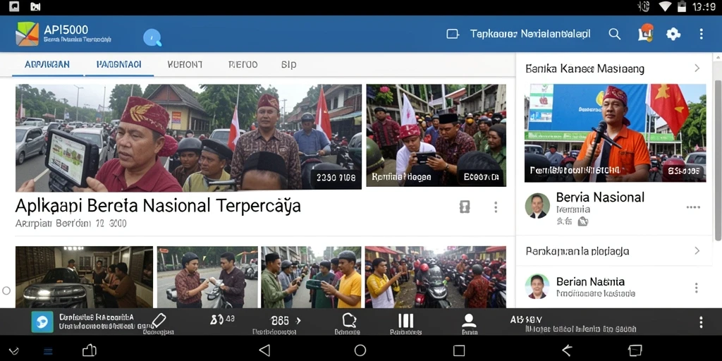 Tampilan antarmuka API5000 yang modern dan informatif.