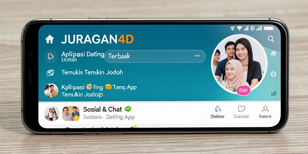 Antarmuka ramah pengguna JURAGAN4D untuk mencari jodoh