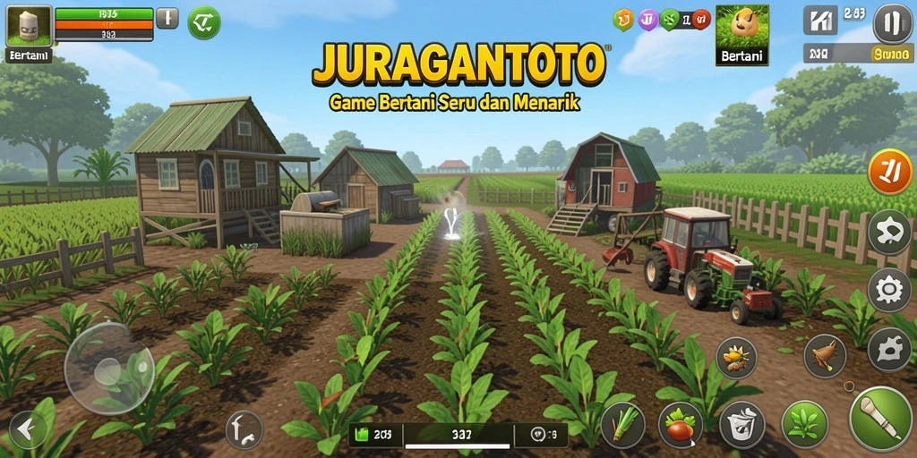 Antarmuka utama game JURAGANTOTO yang menarik dan intuitif.